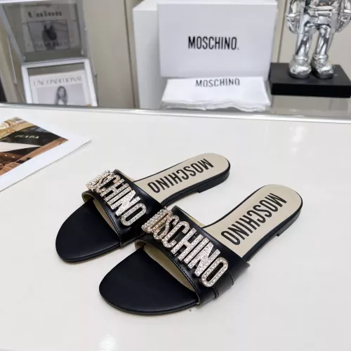 Moschino Slippers For Women #1275431 $72.00 USD, Wholesale Replica Moschino Slippers