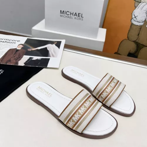 Replica Michael Kors Slippers For Women #1275432 $82.00 USD for Wholesale