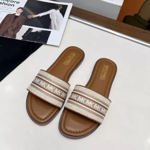 Replica Michael Kors Slippers For Women #1275433 $82.00 USD for Wholesale