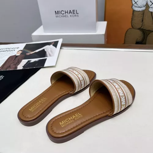 Replica Michael Kors Slippers For Women #1275433 $82.00 USD for Wholesale