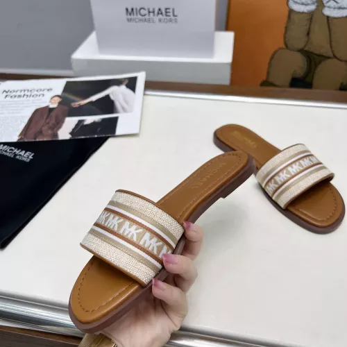 Replica Michael Kors Slippers For Women #1275433 $82.00 USD for Wholesale