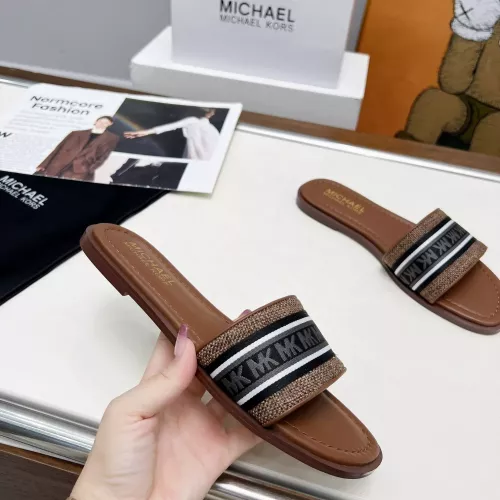 Replica Michael Kors Slippers For Women #1275434 $82.00 USD for Wholesale