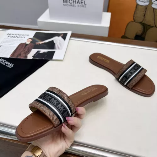 Replica Michael Kors Slippers For Women #1275434 $82.00 USD for Wholesale