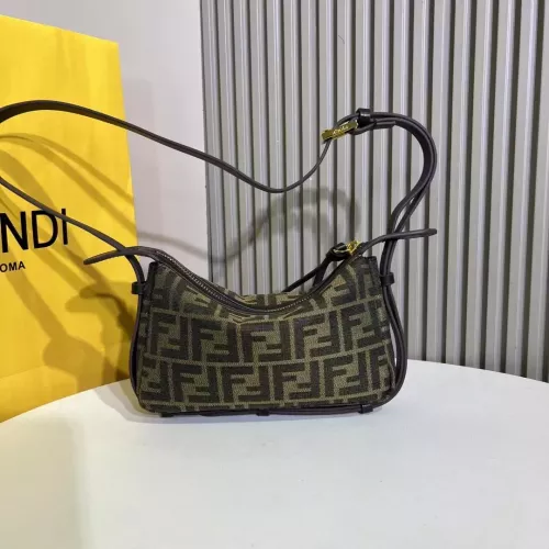 Replica Fendi AAA Quality Shoulder Bags For Women #1275436 $145.00 USD for Wholesale