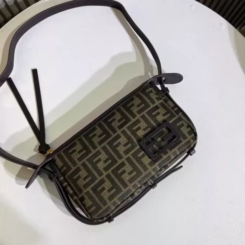 Replica Fendi AAA Quality Shoulder Bags For Women #1275436 $145.00 USD for Wholesale