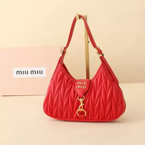 MIU MIU AAA Quality Shoulder Bags For Women #1275491 $68.00 USD, Wholesale Replica MIU MIU AAA Quality Shoulder Bags