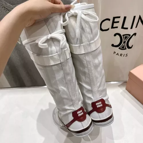 Replica MIU MIU Boots For Women #1275506 $125.00 USD for Wholesale