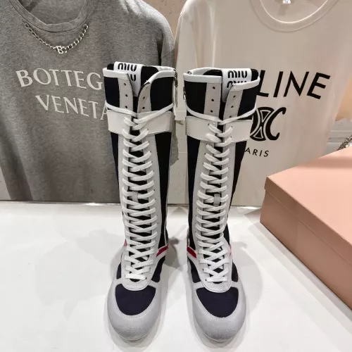 Replica MIU MIU Boots For Women #1275507 $125.00 USD for Wholesale