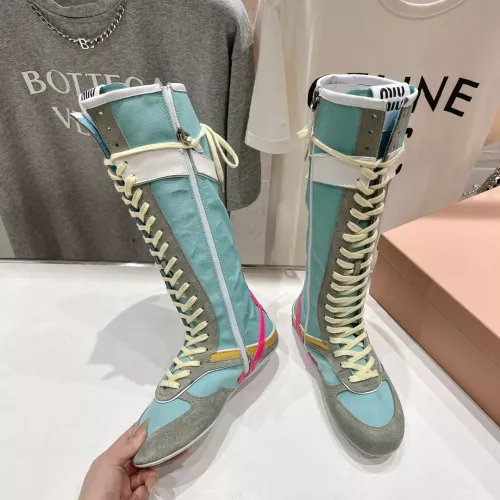 Replica MIU MIU Boots For Women #1275508 $125.00 USD for Wholesale