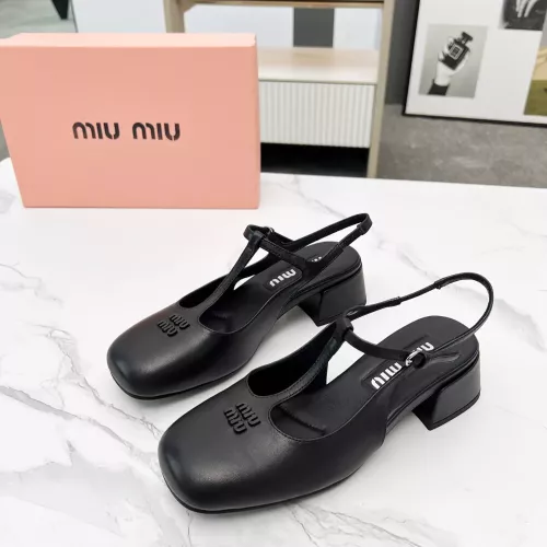 MIU MIU Sandal For Women #1275550 $85.00 USD, Wholesale Replica MIU MIU Sandal