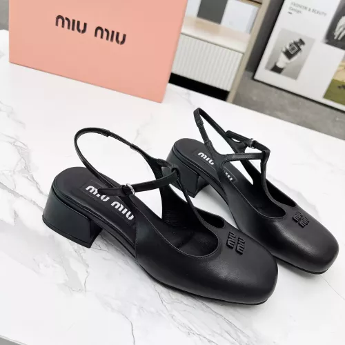 Replica MIU MIU Sandal For Women #1275550 $85.00 USD for Wholesale