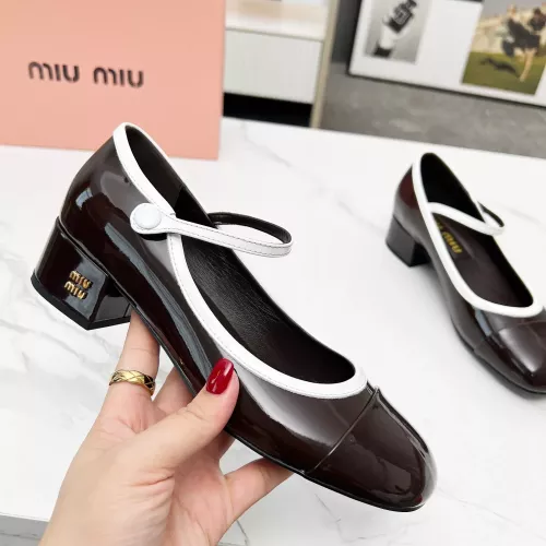 Replica MIU MIU High-Heeled Shoes For Women #1275558 $92.00 USD for Wholesale