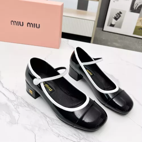 MIU MIU High-Heeled Shoes For Women #1275559 $92.00 USD, Wholesale Replica MIU MIU High-Heeled Shoes