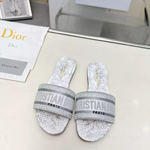 Replica Christian Dior Slippers For Women #1275563 $82.00 USD for Wholesale