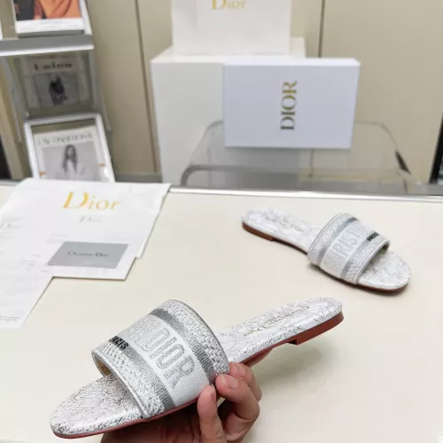 Replica Christian Dior Slippers For Women #1275563 $82.00 USD for Wholesale