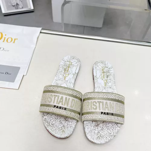 Replica Christian Dior Slippers For Women #1275564 $82.00 USD for Wholesale