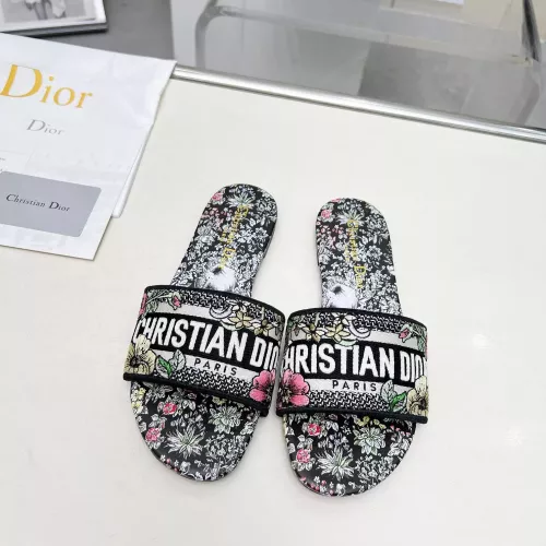 Replica Christian Dior Slippers For Women #1275572 $82.00 USD for Wholesale