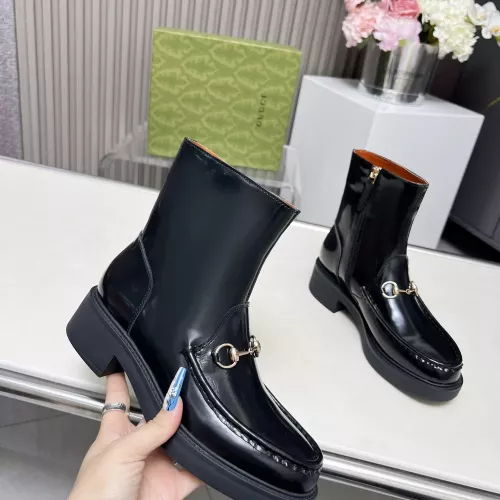 Replica Gucci Boots For Women #1275582 $125.00 USD for Wholesale