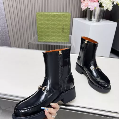 Replica Gucci Boots For Women #1275582 $125.00 USD for Wholesale