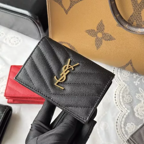 Yves Saint Laurent AAA Quality Wallets For Women #1275593 $85.00 USD, Wholesale Replica Yves Saint Laurent AAA Wallets