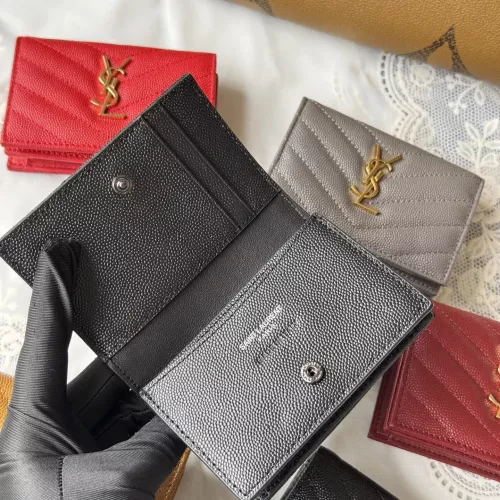 Replica Yves Saint Laurent AAA Quality Wallets For Women #1275594 $85.00 USD for Wholesale