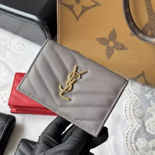 Yves Saint Laurent AAA Quality Wallets For Women #1275595 $85.00 USD, Wholesale Replica Yves Saint Laurent AAA Wallets