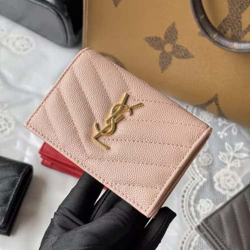 Yves Saint Laurent AAA Quality Wallets For Women #1275597 $85.00 USD, Wholesale Replica Yves Saint Laurent AAA Wallets