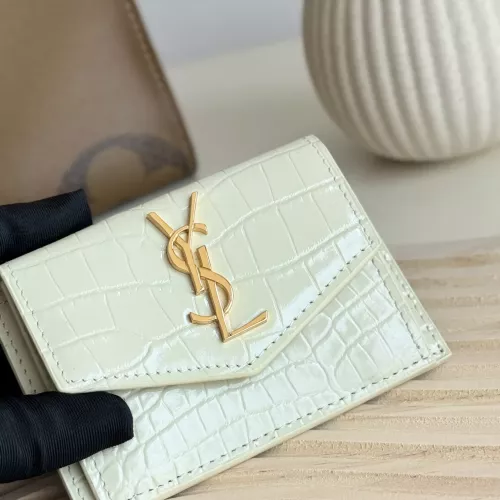 Yves Saint Laurent AAA Quality Card Case For Women #1275603 $80.00 USD, Wholesale Replica Yves Saint Laurent AAA Wallets