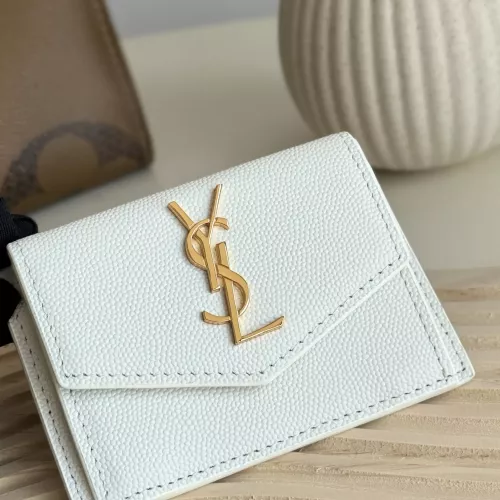 Yves Saint Laurent AAA Quality Card Case For Women #1275605 $80.00 USD, Wholesale Replica Yves Saint Laurent AAA Wallets