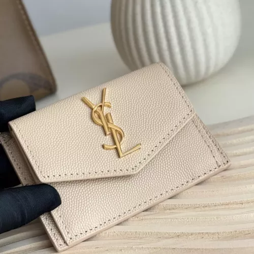 Yves Saint Laurent AAA Quality Card Case For Women #1275607 $80.00 USD, Wholesale Replica Yves Saint Laurent AAA Wallets