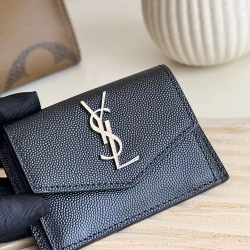 Yves Saint Laurent AAA Quality Card Case For Women #1275612 $80.00 USD, Wholesale Replica Yves Saint Laurent AAA Wallets