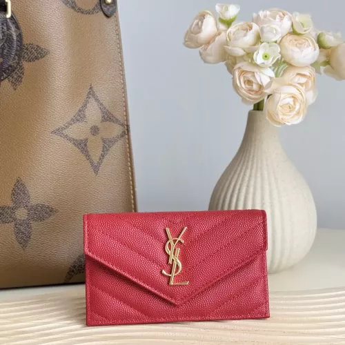 Replica Yves Saint Laurent AAA Quality Card Case For Women #1275616 $80.00 USD for Wholesale