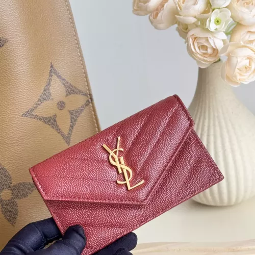 Yves Saint Laurent AAA Quality Card Case For Women #1275618 $80.00 USD, Wholesale Replica Yves Saint Laurent AAA Wallets