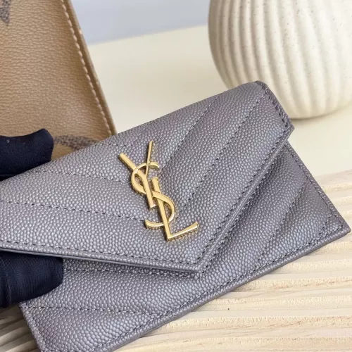 Yves Saint Laurent AAA Quality Card Case For Women #1275625 $80.00 USD, Wholesale Replica Yves Saint Laurent AAA Wallets