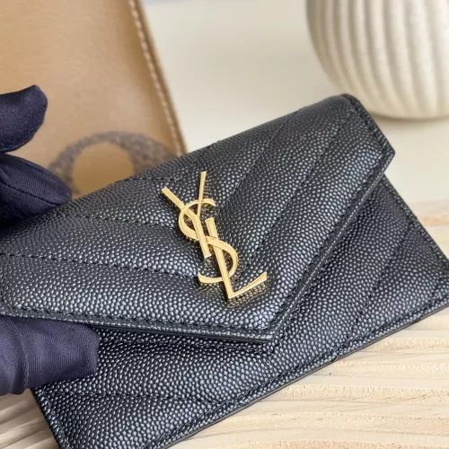 Yves Saint Laurent AAA Quality Card Case For Women #1275629 $80.00 USD, Wholesale Replica Yves Saint Laurent AAA Wallets