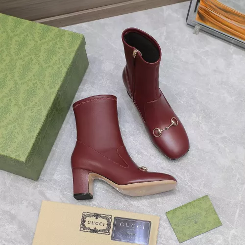 Replica Gucci Boots For Women #1275693 $140.00 USD for Wholesale