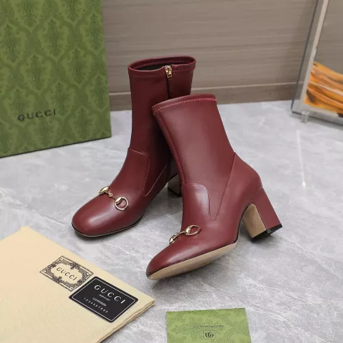 Replica Gucci Boots For Women #1275693 $140.00 USD for Wholesale