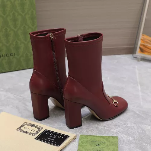 Replica Gucci Boots For Women #1275694 $140.00 USD for Wholesale