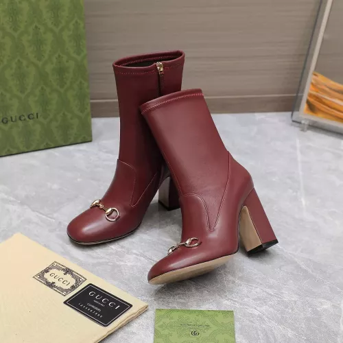 Replica Gucci Boots For Women #1275694 $140.00 USD for Wholesale