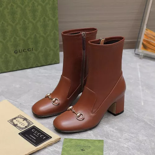 Replica Gucci Boots For Women #1275695 $140.00 USD for Wholesale