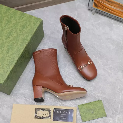 Replica Gucci Boots For Women #1275695 $140.00 USD for Wholesale