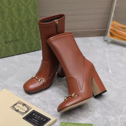 Replica Gucci Boots For Women #1275696 $140.00 USD for Wholesale