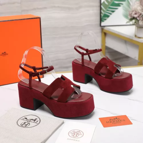 Replica Hermes Sandal For Women #1275713 $122.00 USD for Wholesale