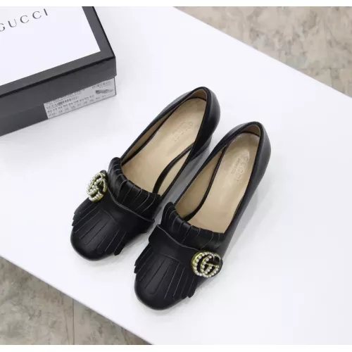 Replica Gucci High-Heeled Shoes For Women #1275734 $98.00 USD for Wholesale