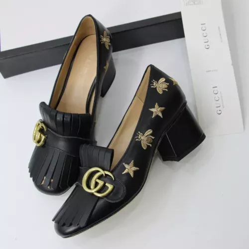 Gucci High-Heeled Shoes For Women #1275736 $98.00 USD, Wholesale Replica Gucci High-Heeled Shoes