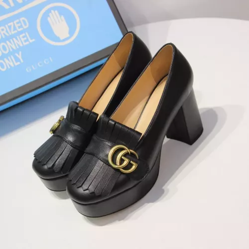 Gucci High-Heeled Shoes For Women #1275738 $100.00 USD, Wholesale Replica Gucci High-Heeled Shoes