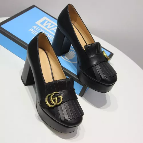 Replica Gucci High-Heeled Shoes For Women #1275738 $100.00 USD for Wholesale