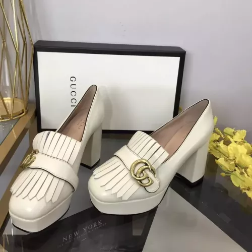 Gucci High-Heeled Shoes For Women #1275740 $100.00 USD, Wholesale Replica Gucci High-Heeled Shoes