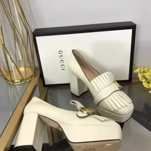 Replica Gucci High-Heeled Shoes For Women #1275740 $100.00 USD for Wholesale