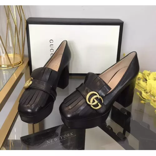 Gucci High-Heeled Shoes For Women #1275741 $100.00 USD, Wholesale Replica Gucci High-Heeled Shoes